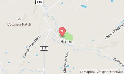 map, Brome County Agricultural Society