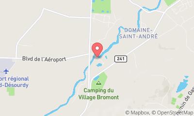 map, Camping Domaine Yamaska