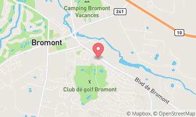 map, Hotel Bromont