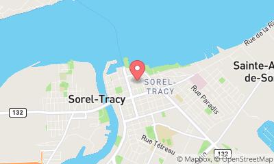 map, La Maison de la musique de Sorel-Tracy