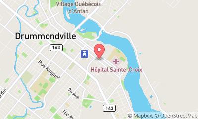 map, Parc régional de la Forêt Drummond