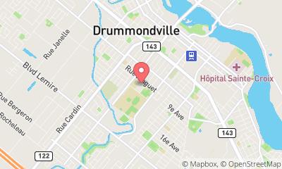 map, Academy Ballet De Drummondville