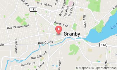 map, Ecole Nationale de la Chanson (Granby)