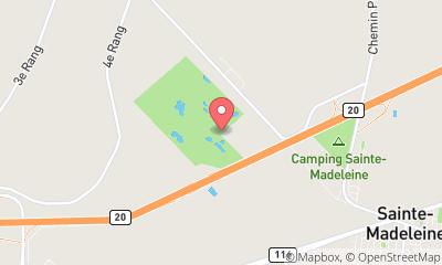 map, Club de golf La Madeleine