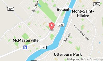 map, Boisvert Musique Ltée
