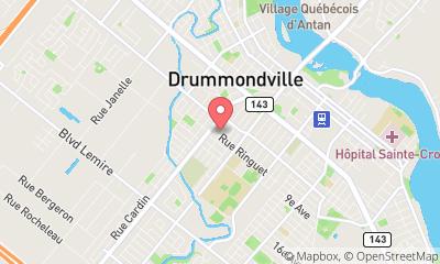map, Karaté Drummondville - Une Vraie École de Karaté 20 année d'excellence !