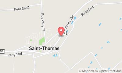 map, Motel St-Thomas