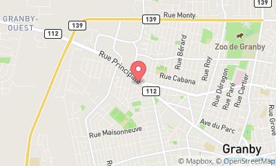 map, Brasserie Daniel Lapointe Granby