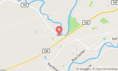 map, Orléans Express - Victoriaville