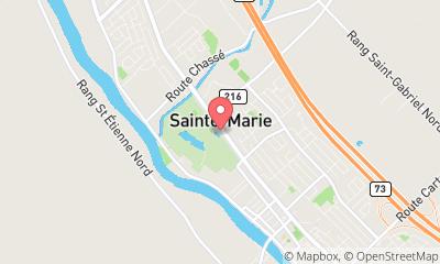 map, Tourist Information Office of the Beauce