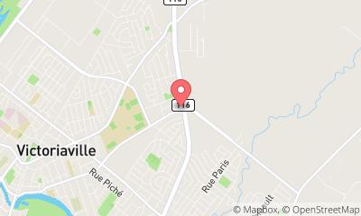 map, Brasserie Daniel Lapointe Victoriaville