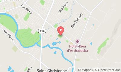 map, Arthabaska Community Center