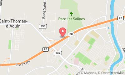 map, Rad Equipements Inc