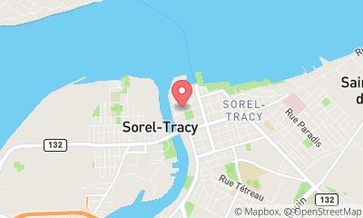 map, Voyages Richelieu Inc