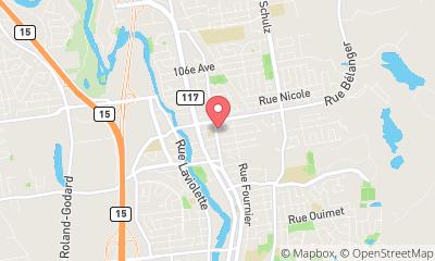 map, Centre Régional des Amateurs de Boxe des Laurentides