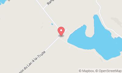 map, Chalet en bois Domaine Adstock