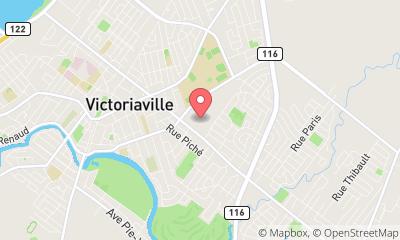 map, Metro Plus Victoriaville