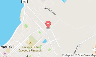 map, Au Coin du Feu de Rimouski Enr