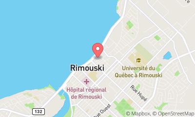 map, Hôtel St-Germain Rimouski