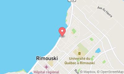 map, Hôtel Rimouski