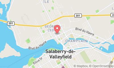 map, Leduc Sports Chasse & Peche