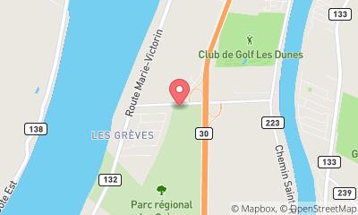 map, Parc régional des Grèves