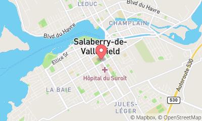 map, Cité des Arts et des Sports