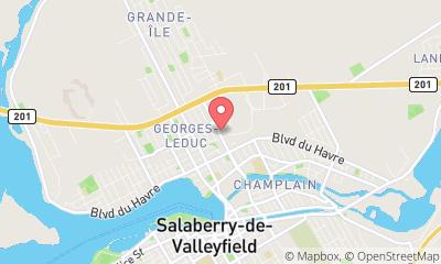 map, Piscines R. Marcoux