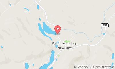 map, Auberge St-Mathieu-Du-Lac