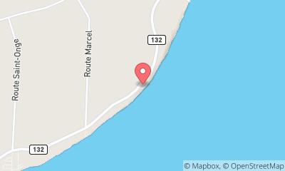 map, Auberge des Caps