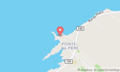 map, Lieu historique national du phare de Pointe-au-Père