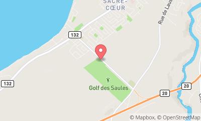 map, Les Saules Golf Club
