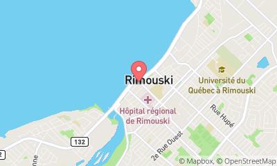 map, La P'tite Grenouille Rimouski