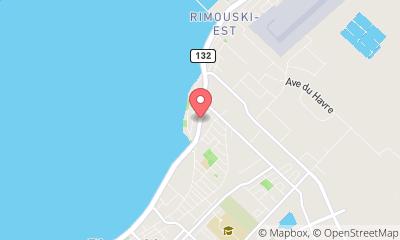 map, IGA extra Alimentation Coop Rimouski