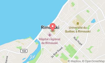 map, Cégep de Rimouski