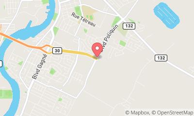 map, IGA extra Marché André Tellier inc.