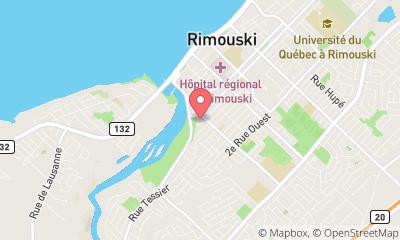 map, Friperie de L'Est Inc