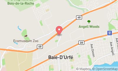 map, Courtyard by Marriott Montreal West Island/Baie D’Urfe