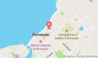 map, Agence M voyages Rimouski