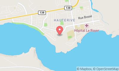 map, Château Baie-Comeau