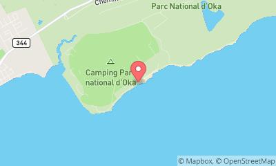 map, Plage du parc national d'Oka