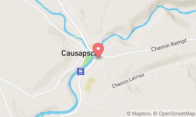 map, Auberge La Coulée Douce