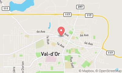 map, Club Voyages Lavoie