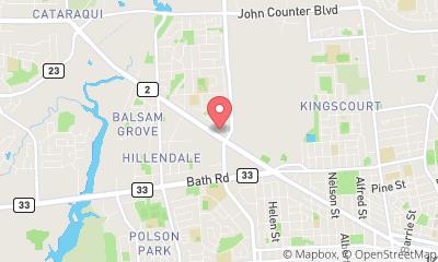 map, Knights Inn Kingston