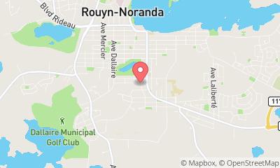 map, Academy Martial Arts Family Rouyn-Noranda