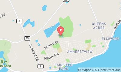 map, Amherstview Golf Club