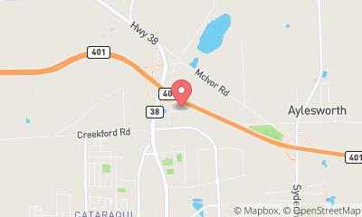 map, Motel 6 Kingston