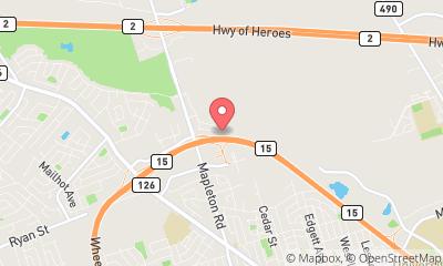 map, GoodLife Fitness Moncton Mapleton Centre