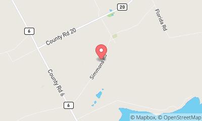 map, Wilton Cheese Factory