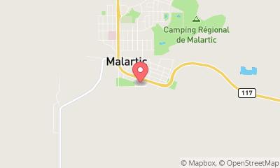 map, Musee Mineralogique-Malartic
